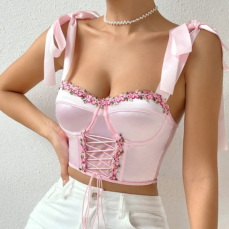 FLORAL CORSET TOP