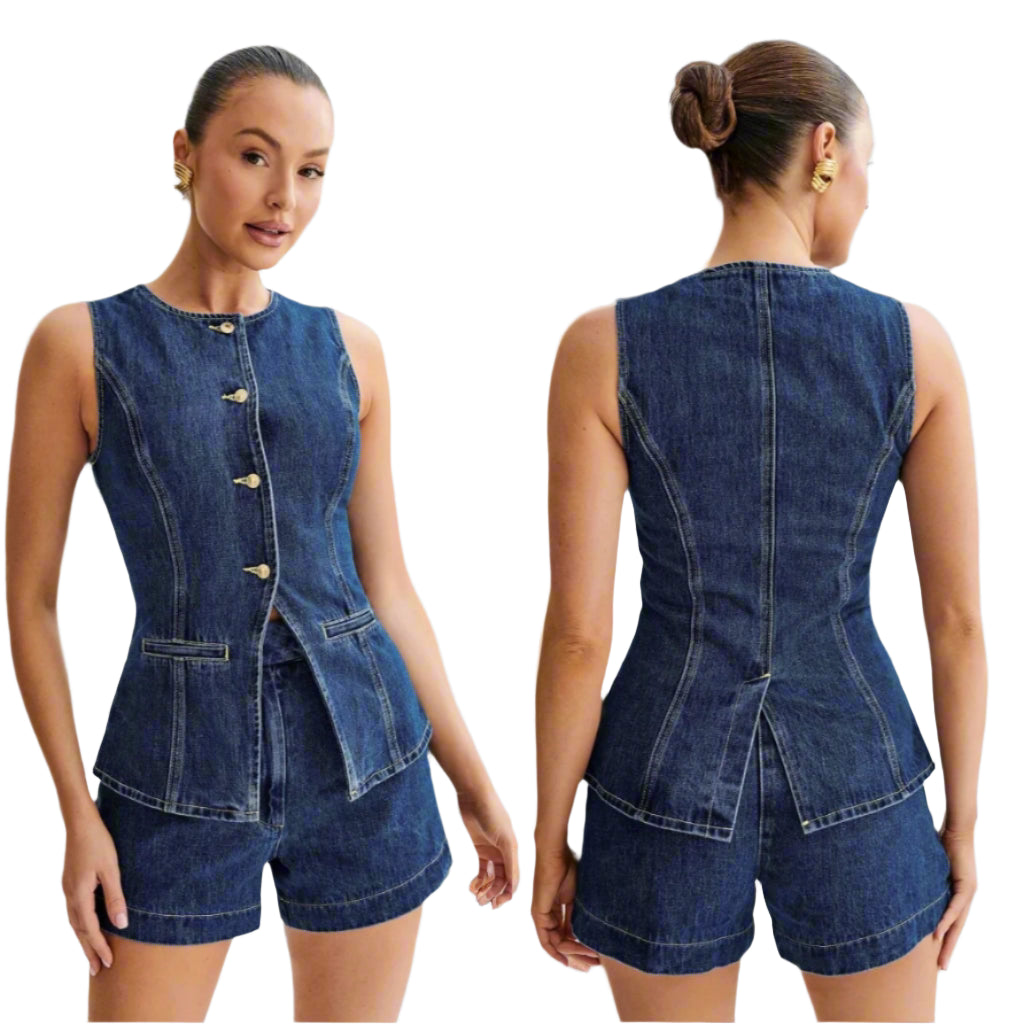 DENIM 2 PIECE SUIT