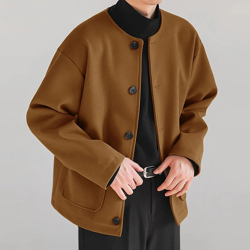 COLLARLESS LIGHT JACKET