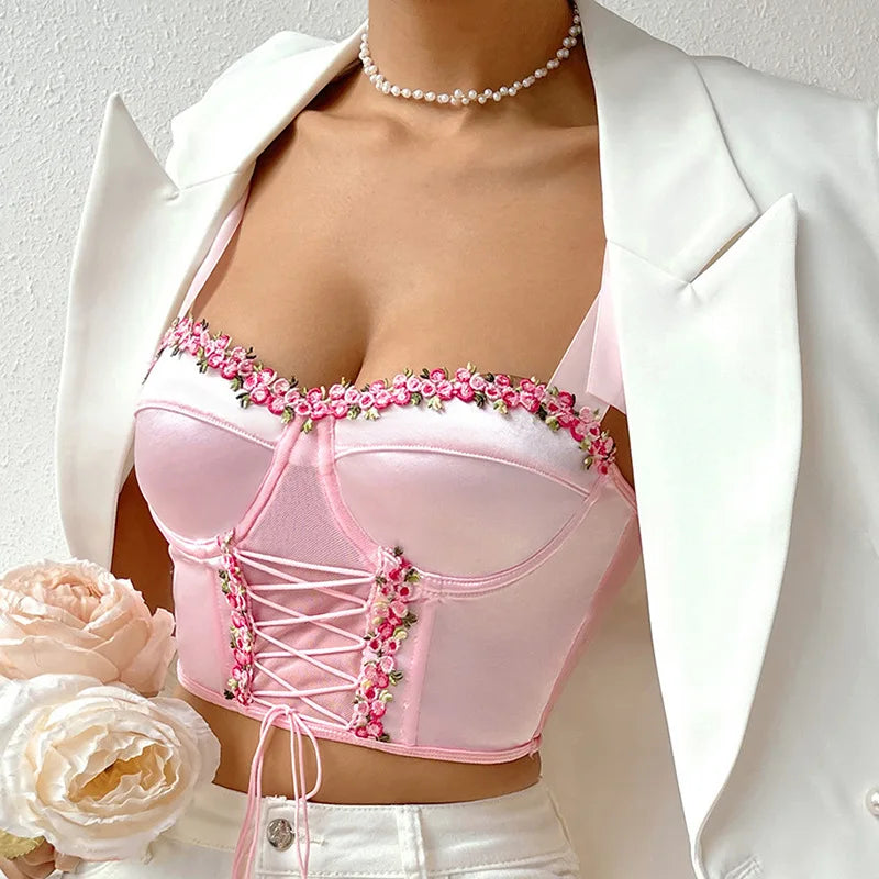 FLORAL CORSET TOP