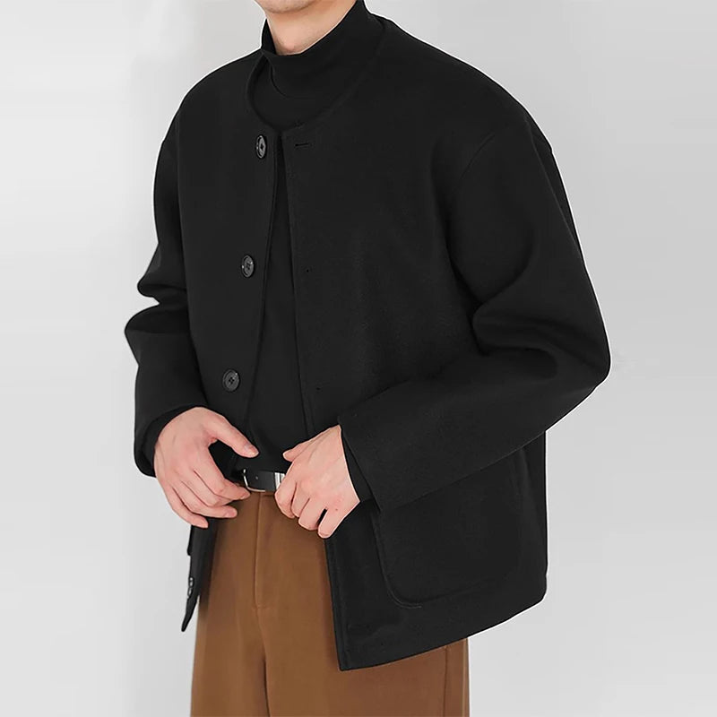 COLLARLESS LIGHT JACKET