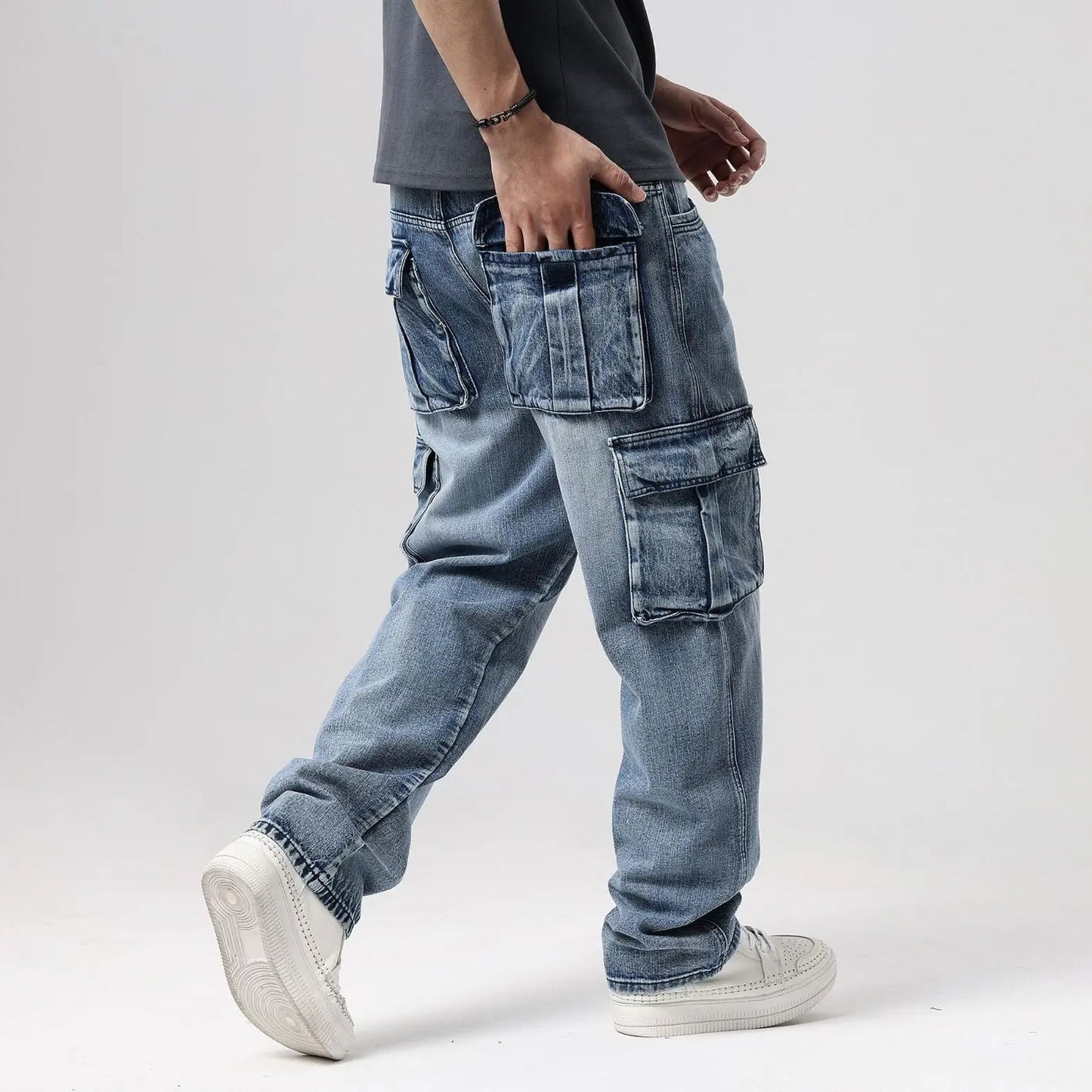 UrbanInk Denim Cargo Pants